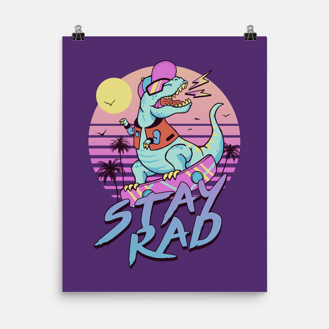 Stay Rad-none matte poster-vp021