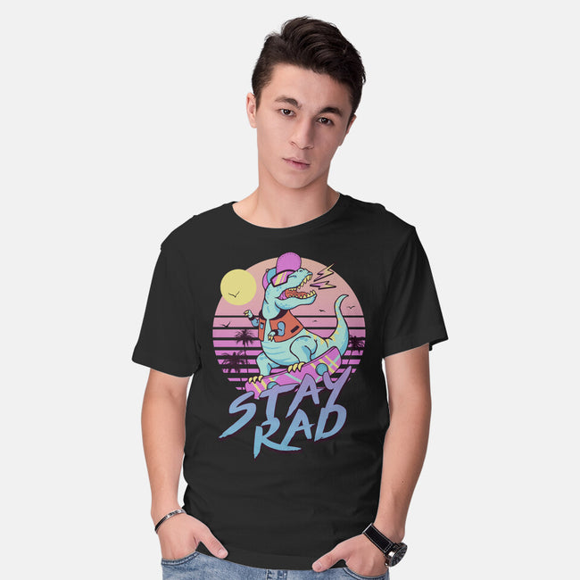 Stay Rad-mens basic tee-vp021
