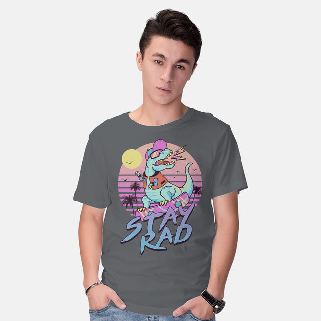 Stay Rad-mens basic tee-vp021