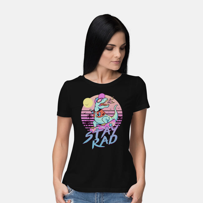 Stay Rad-womens basic tee-vp021