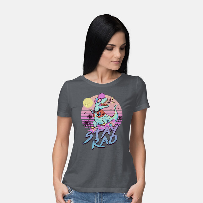 Stay Rad-womens basic tee-vp021