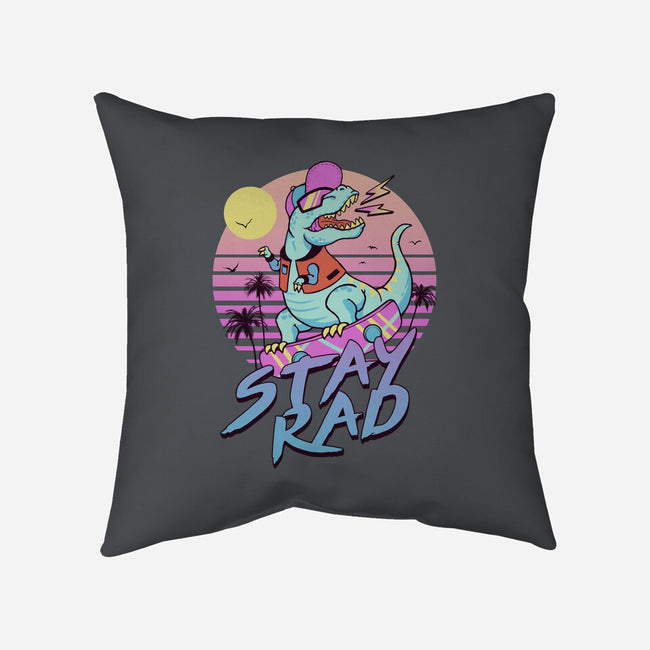 Stay Rad-none removable cover w insert throw pillow-vp021