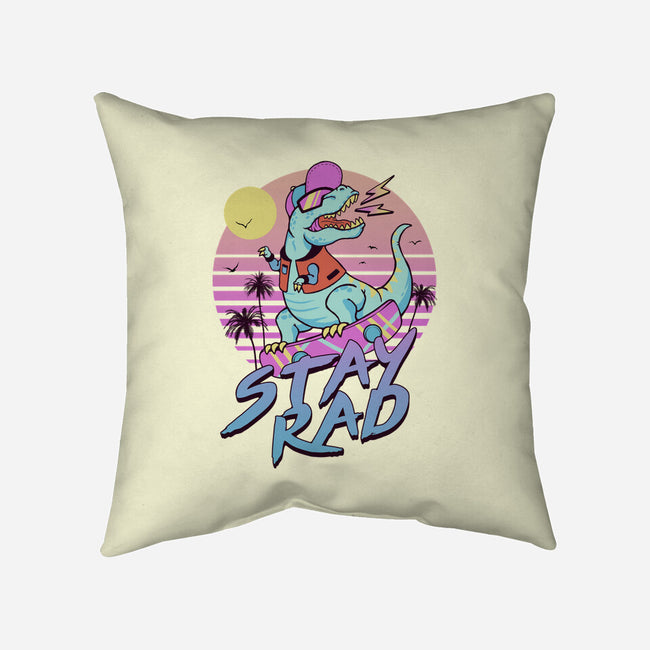 Stay Rad-none removable cover w insert throw pillow-vp021