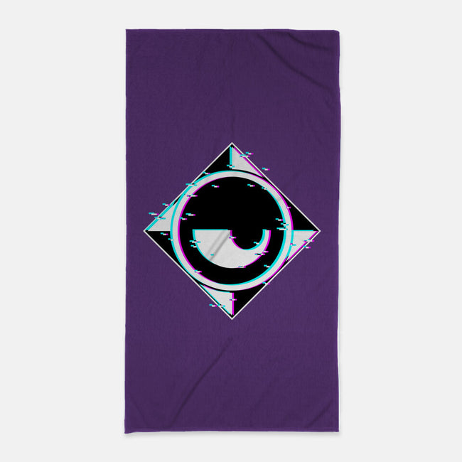 Strix Glitch-none beach towel-spoilerinc