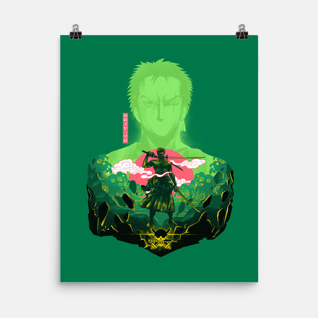 Swordman Pirate-none matte poster-hypertwenty
