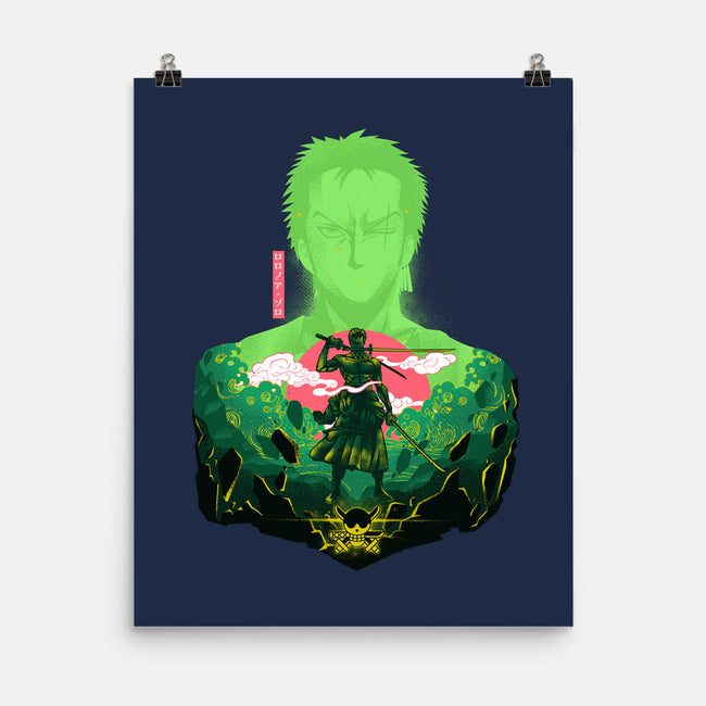 Swordman Pirate-none matte poster-hypertwenty