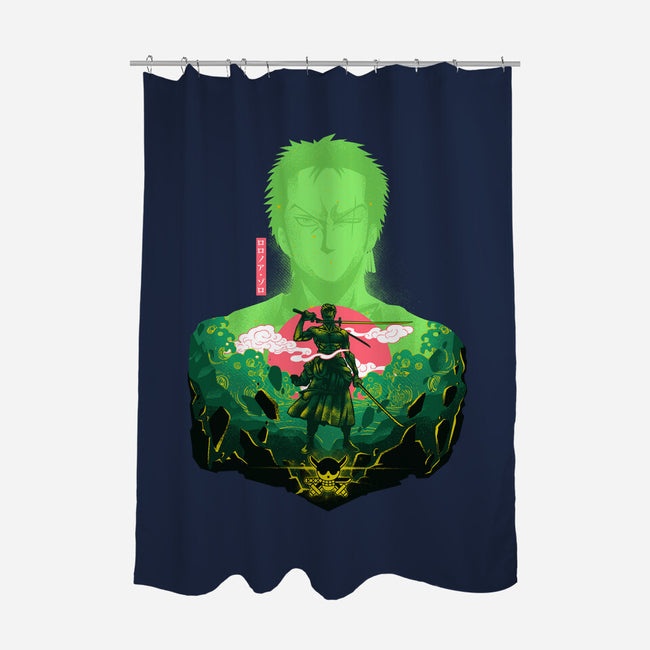 Swordman Pirate-none polyester shower curtain-hypertwenty