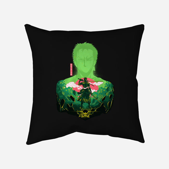 Swordman Pirate-none removable cover w insert throw pillow-hypertwenty