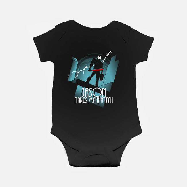 The Animated Slasher-baby basic onesie-goodidearyan