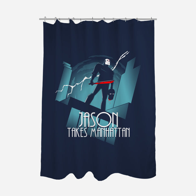 The Animated Slasher-none polyester shower curtain-goodidearyan