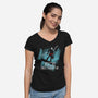 The Animated Slasher-womens v-neck tee-goodidearyan