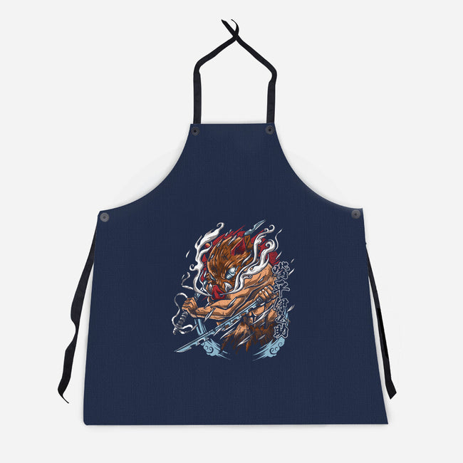 The Blades Of Inosuke-unisex kitchen apron-Knegosfield