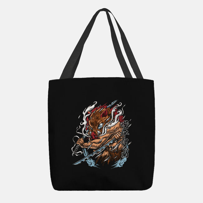 The Blades Of Inosuke-none basic tote bag-Knegosfield
