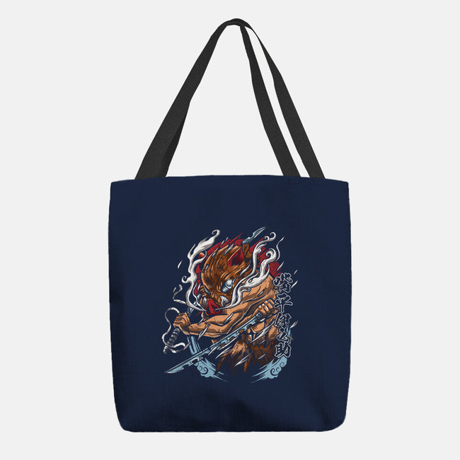 The Blades Of Inosuke-none basic tote bag-Knegosfield
