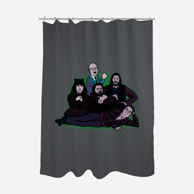 The Shadows Club-none polyester shower curtain-jasesa