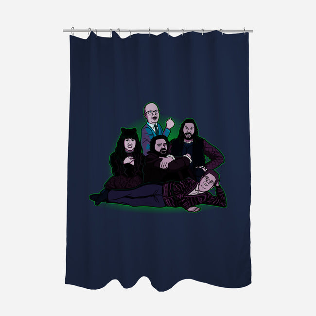 The Shadows Club-none polyester shower curtain-jasesa