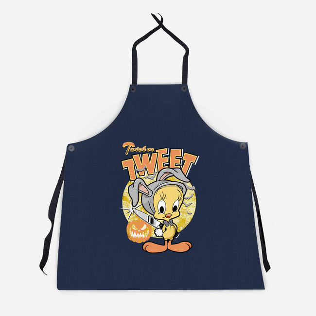 Twick Or Tweet-unisex kitchen apron-palmstreet