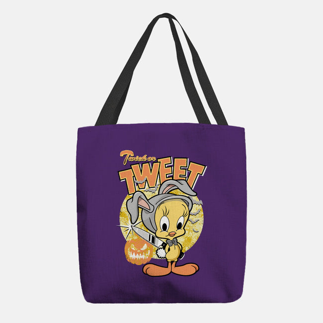 Twick Or Tweet-none basic tote bag-palmstreet