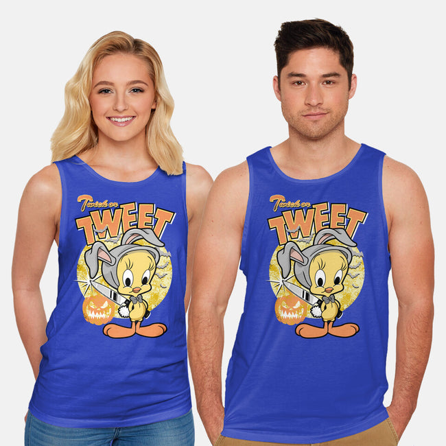 Twick Or Tweet-unisex basic tank-palmstreet