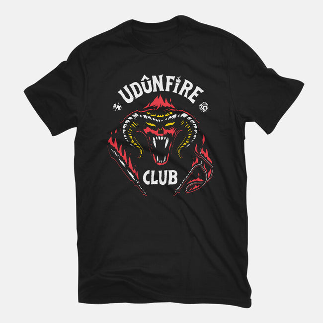 Udun Fire Club-womens fitted tee-teesgeex
