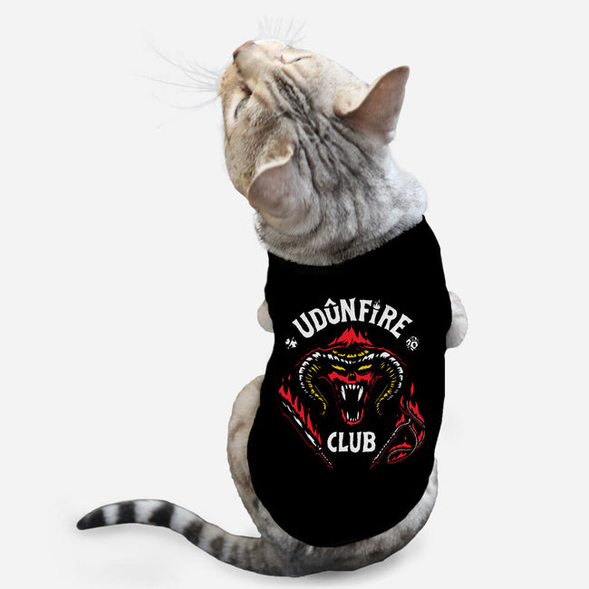 Udun Fire Club-cat basic pet tank-teesgeex