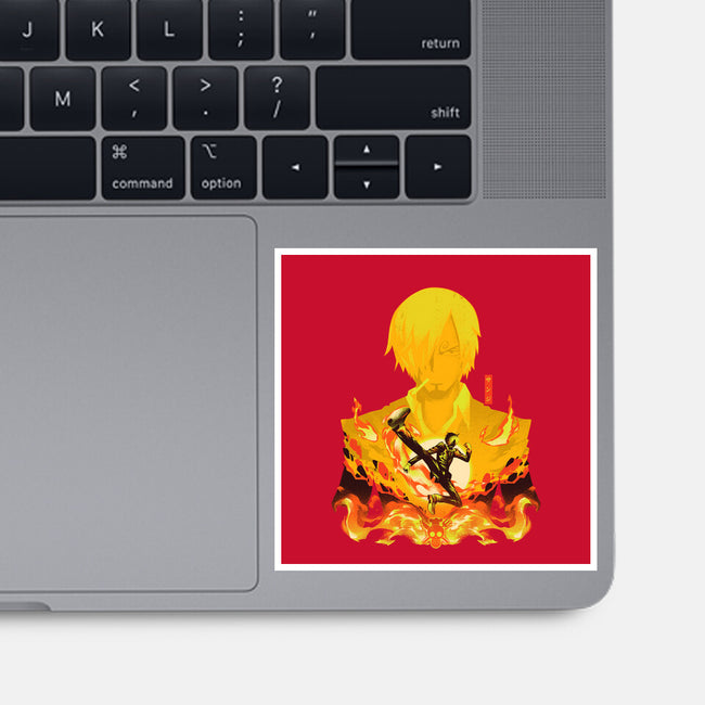 Vinsmoke Pirate-none glossy sticker-hypertwenty