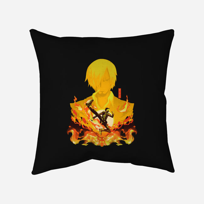 Vinsmoke Pirate-none removable cover w insert throw pillow-hypertwenty