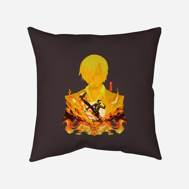 Vinsmoke Pirate-none removable cover w insert throw pillow-hypertwenty