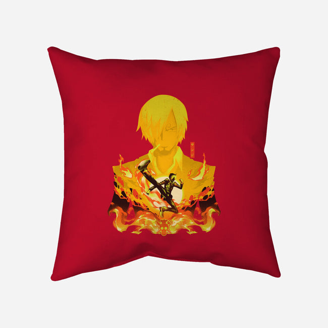 Vinsmoke Pirate-none removable cover w insert throw pillow-hypertwenty
