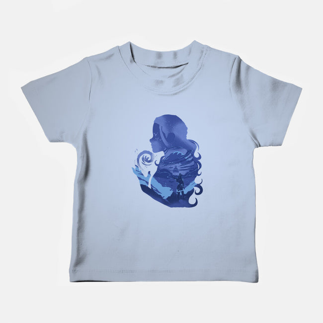 Water Loves Air-baby basic tee-RamenBoy