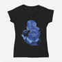 Water Loves Air-womens v-neck tee-RamenBoy