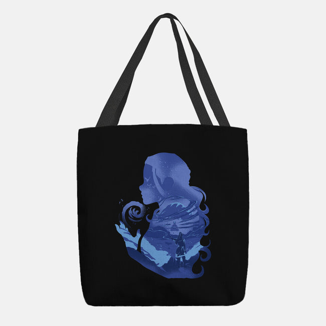 Water Loves Air-none basic tote bag-RamenBoy