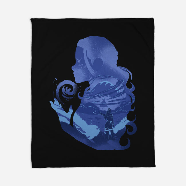 Water Loves Air-none fleece blanket-RamenBoy