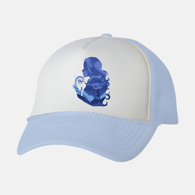 Water Loves Air-unisex trucker hat-RamenBoy