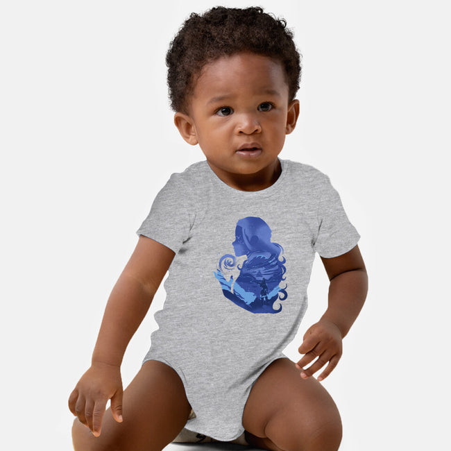 Water Loves Air-baby basic onesie-RamenBoy