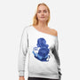 Water Loves Air-womens off shoulder sweatshirt-RamenBoy