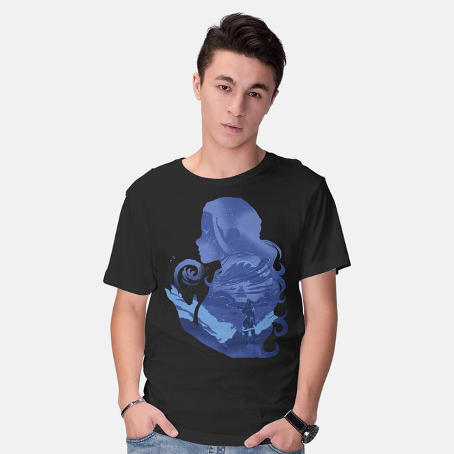 Water Loves Air-mens basic tee-RamenBoy