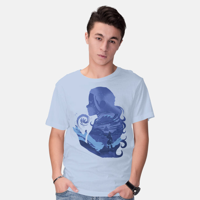 Water Loves Air-mens basic tee-RamenBoy