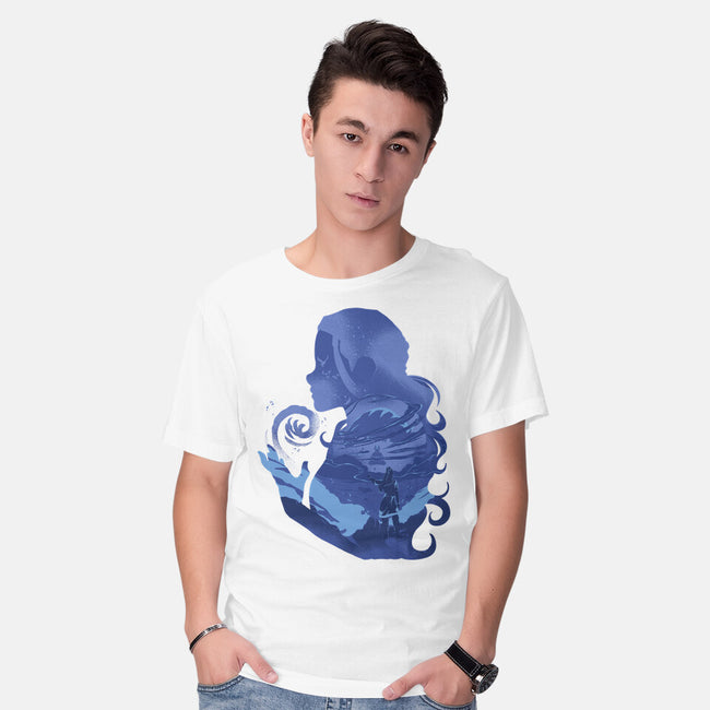 Water Loves Air-mens basic tee-RamenBoy