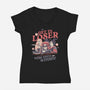 We're Going Witchin-womens v-neck tee-momma_gorilla