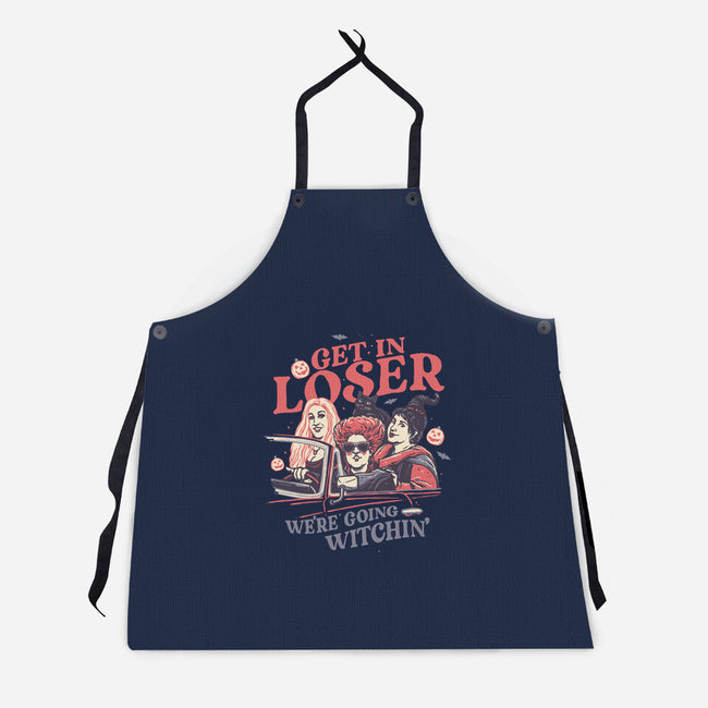 We're Going Witchin-unisex kitchen apron-momma_gorilla