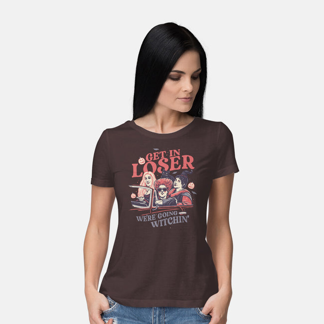 We're Going Witchin-womens basic tee-momma_gorilla