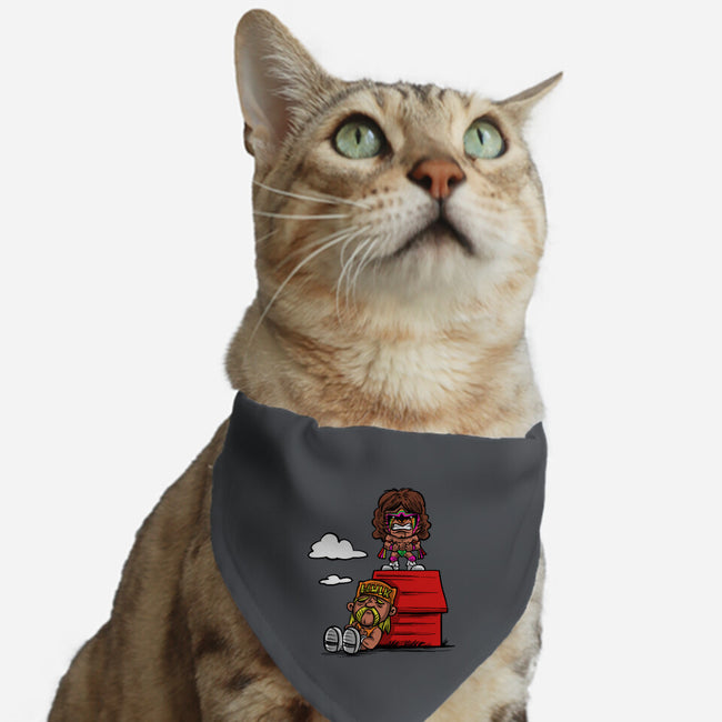 Wrestling Nuts-cat adjustable pet collar-zascanauta