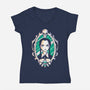 Child Of Evil-womens v-neck tee-Douglasstencil