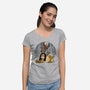 PreyNuts-womens v-neck tee-MarianoSan