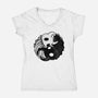 Knight And Shade-womens v-neck tee-shirox