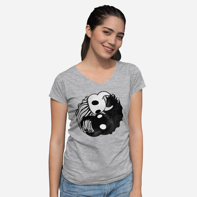 Knight And Shade-womens v-neck tee-shirox
