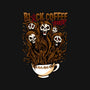 Black Coffee Terror-none fleece blanket-spoilerinc