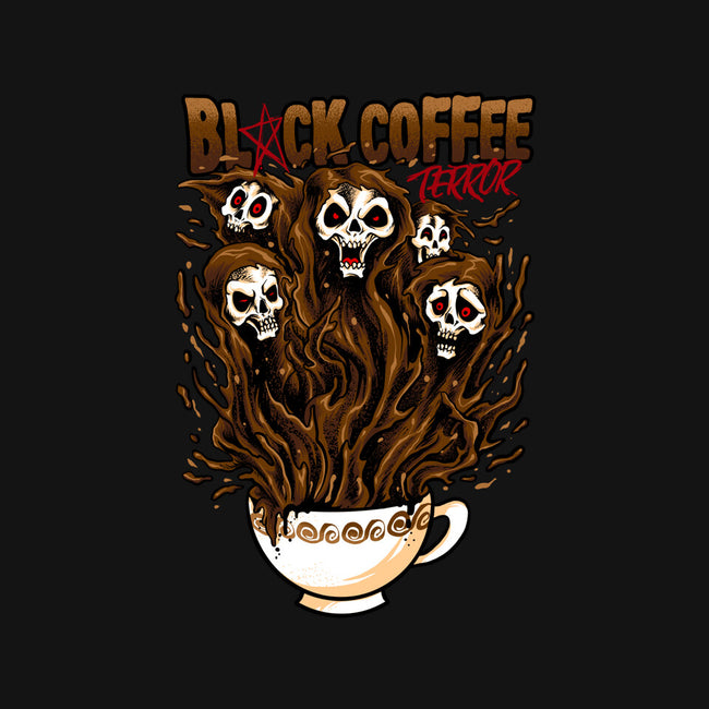 Black Coffee Terror-none stretched canvas-spoilerinc