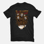 Black Coffee Terror-womens basic tee-spoilerinc